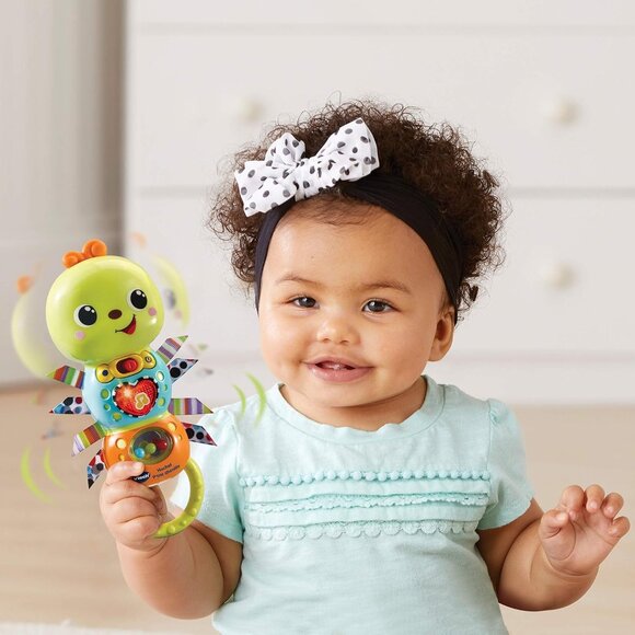 Brand New(French Version) 🍼 VTech Hochet P'tite chenille -  🎶👶 - Picture 5 of 9